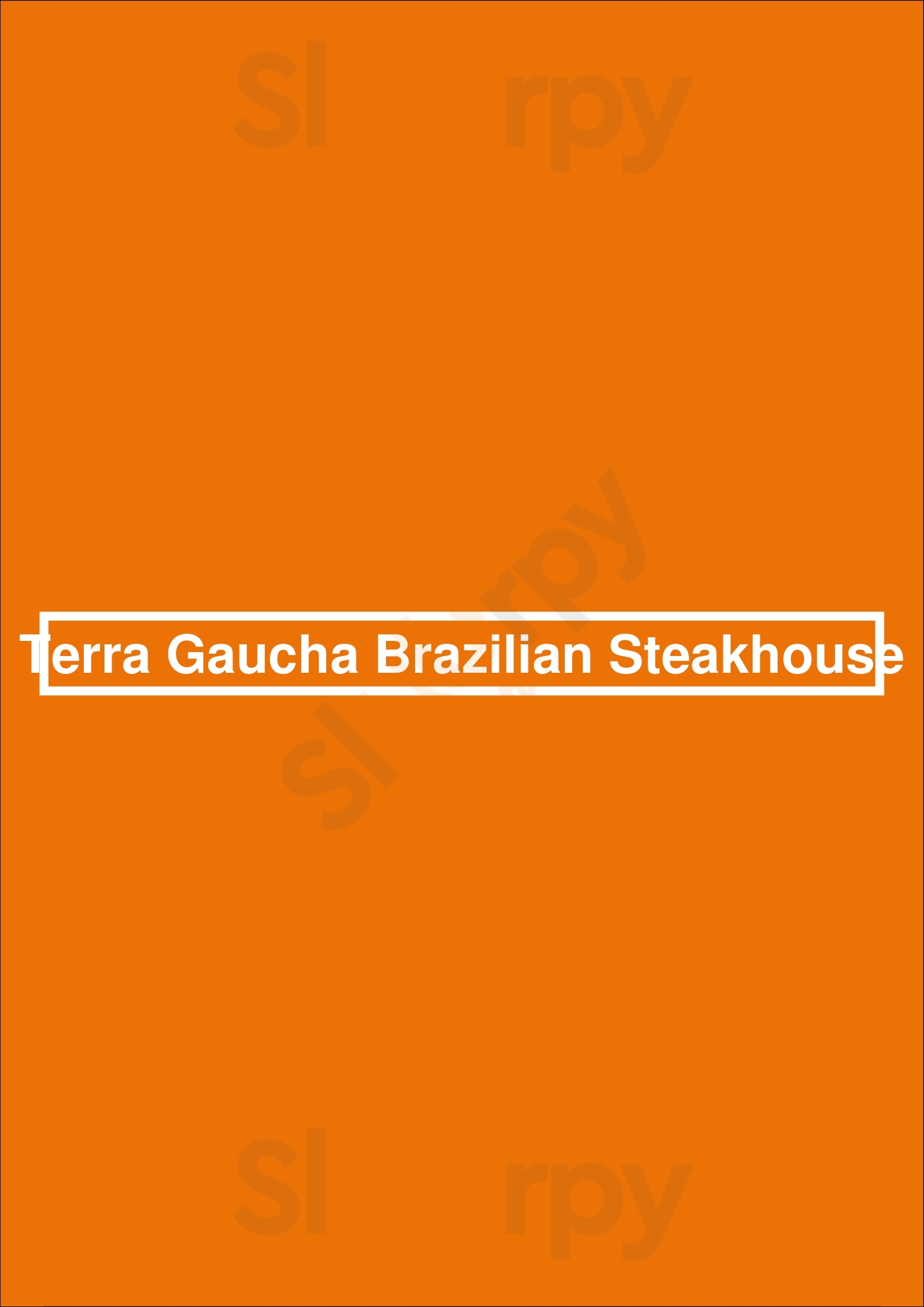 Terra Gaucha Brazilian Steakhouse Jacksonville Menu - 1