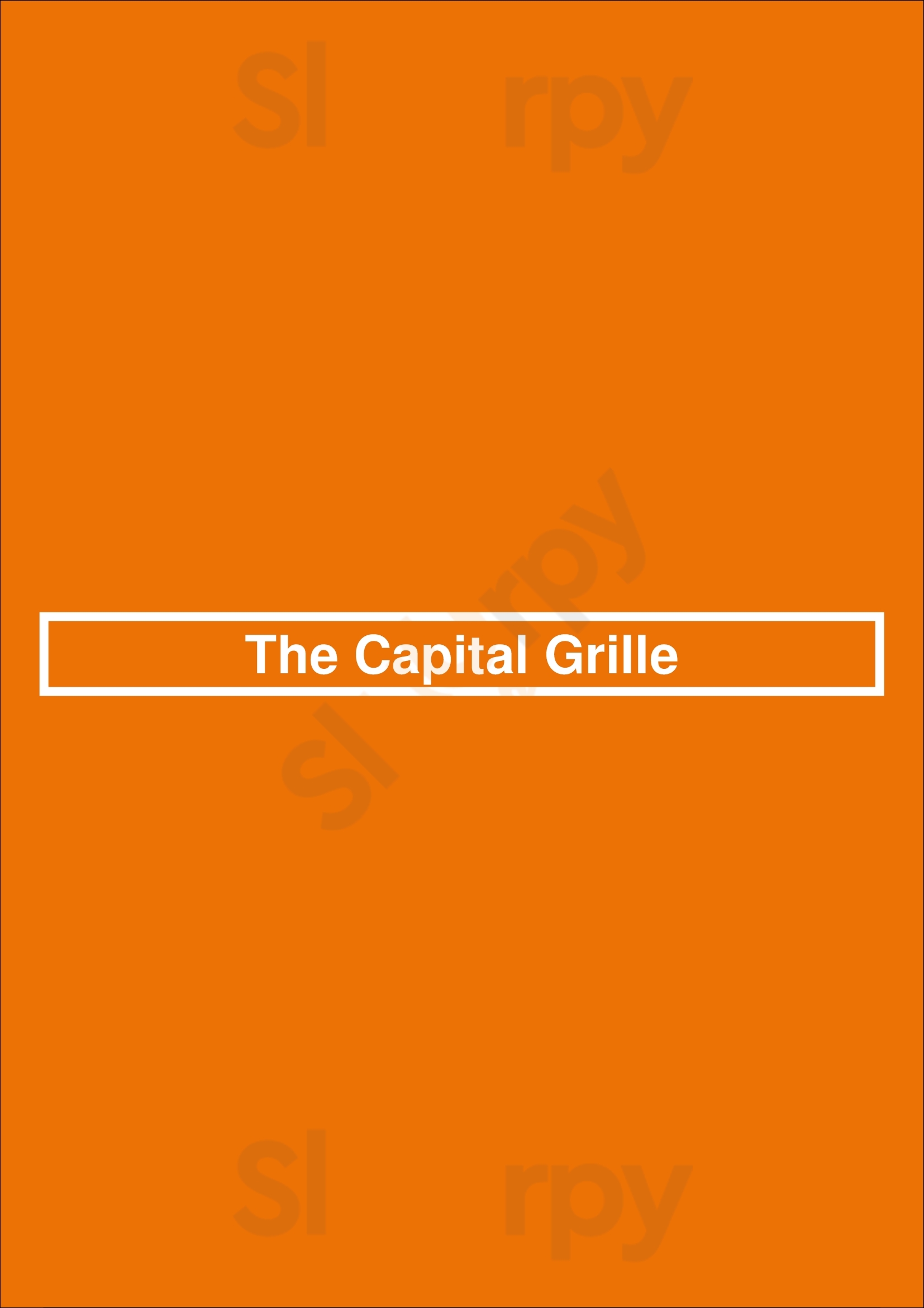 The Capital Grille Chicago Menu - 1