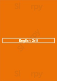 English Grill menu