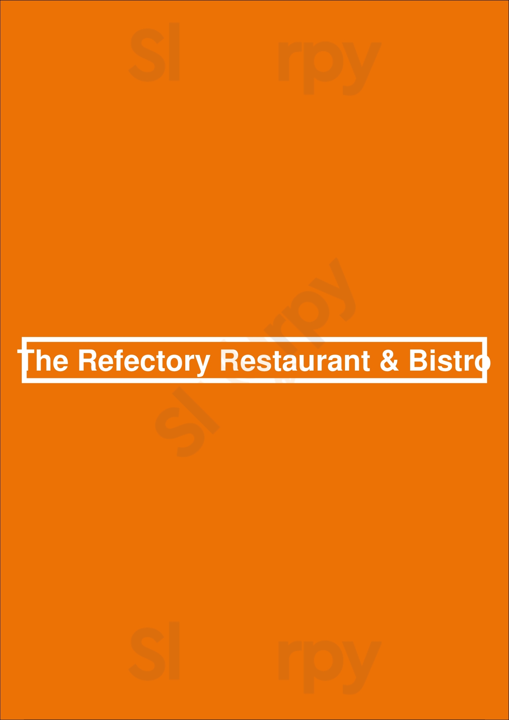 The Refectory Restaurant Columbus Menu - 1