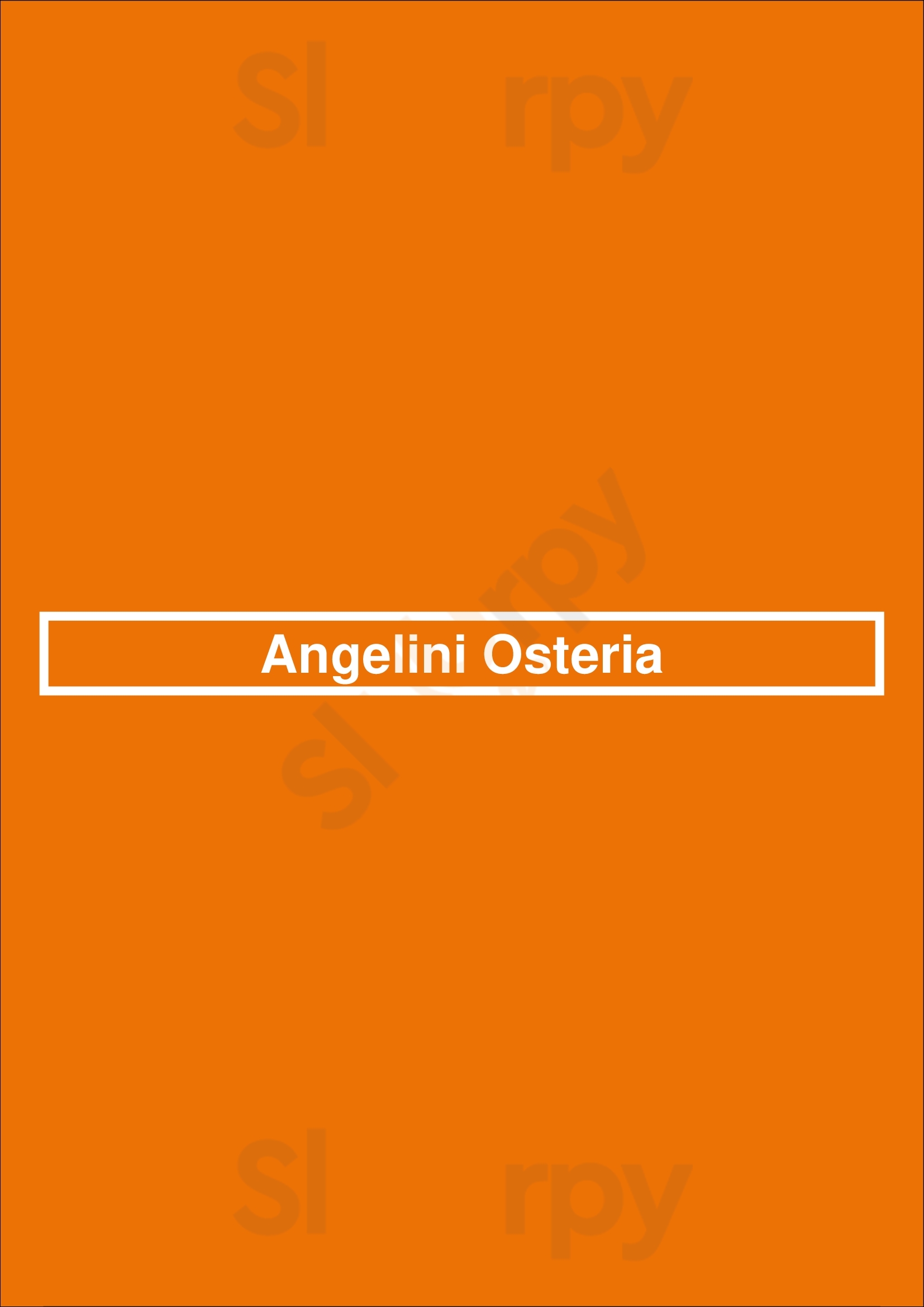 Angelini Osteria Los Angeles Menu - 1