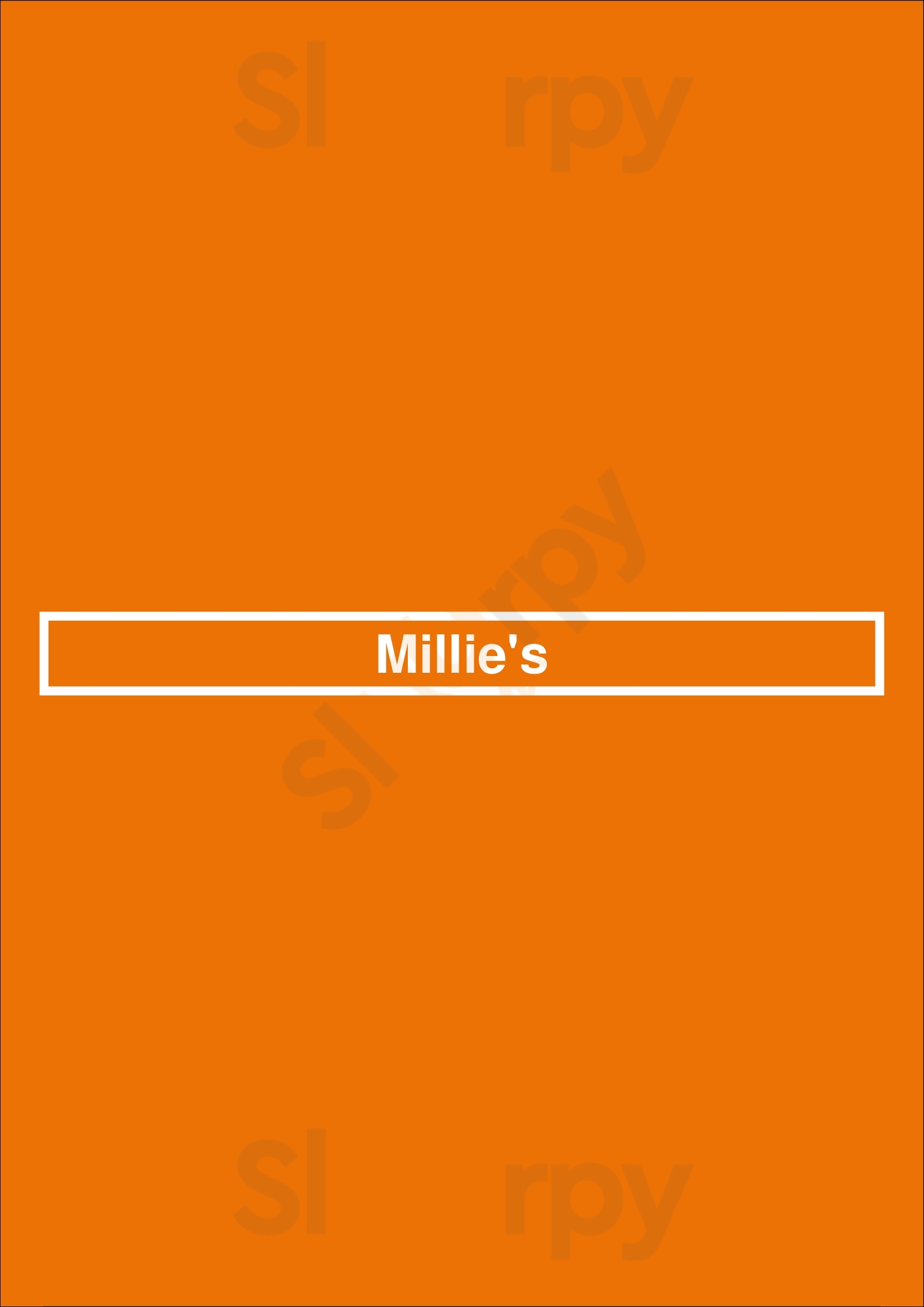 Millie's Diner Richmond Menu - 1