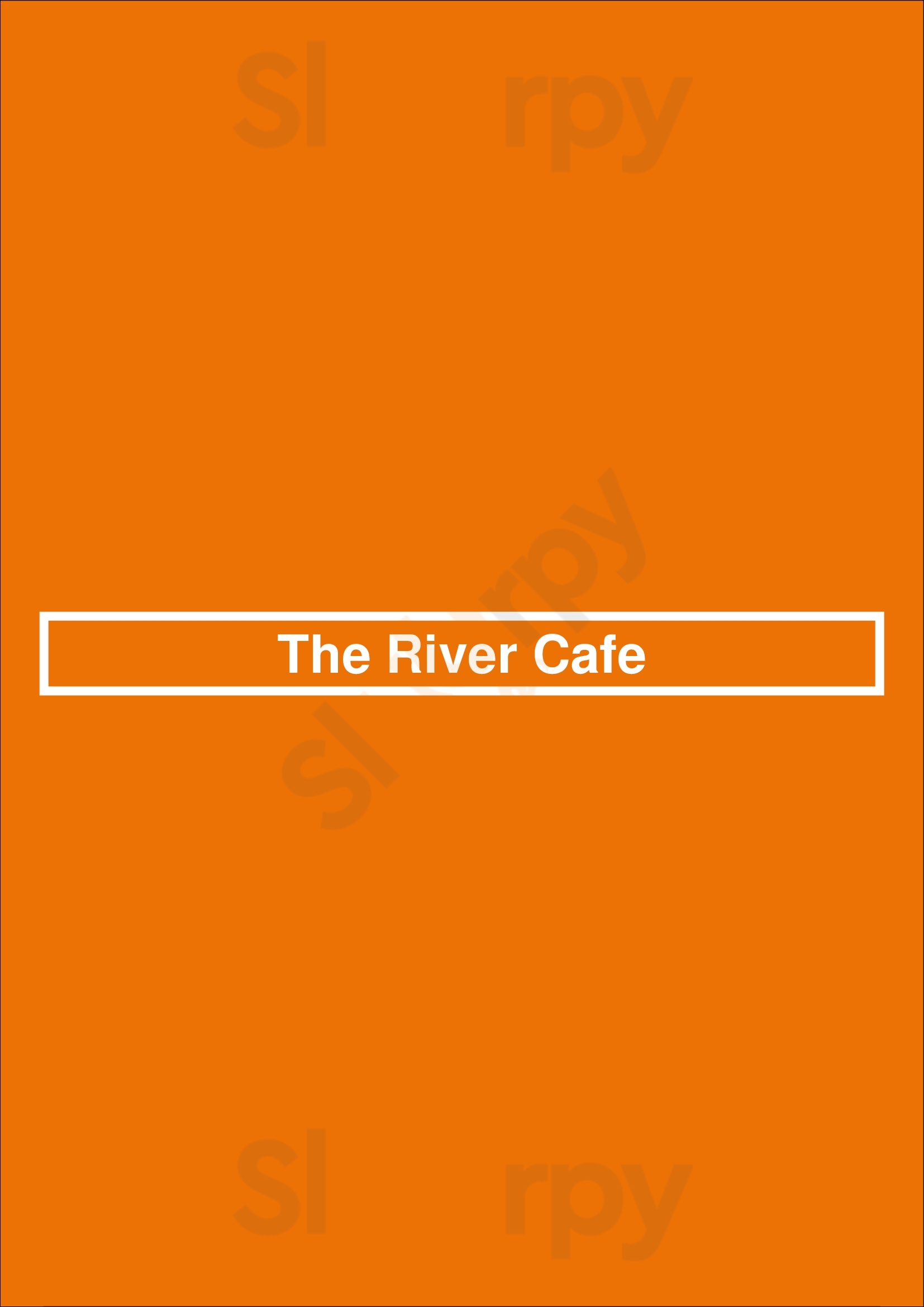 The River Cafe Brooklyn Menu - 1