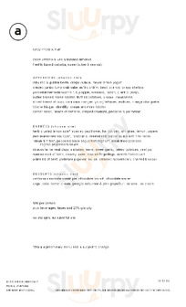 Aria menu