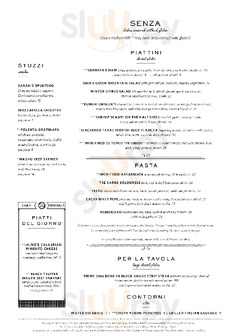Monteverde menu