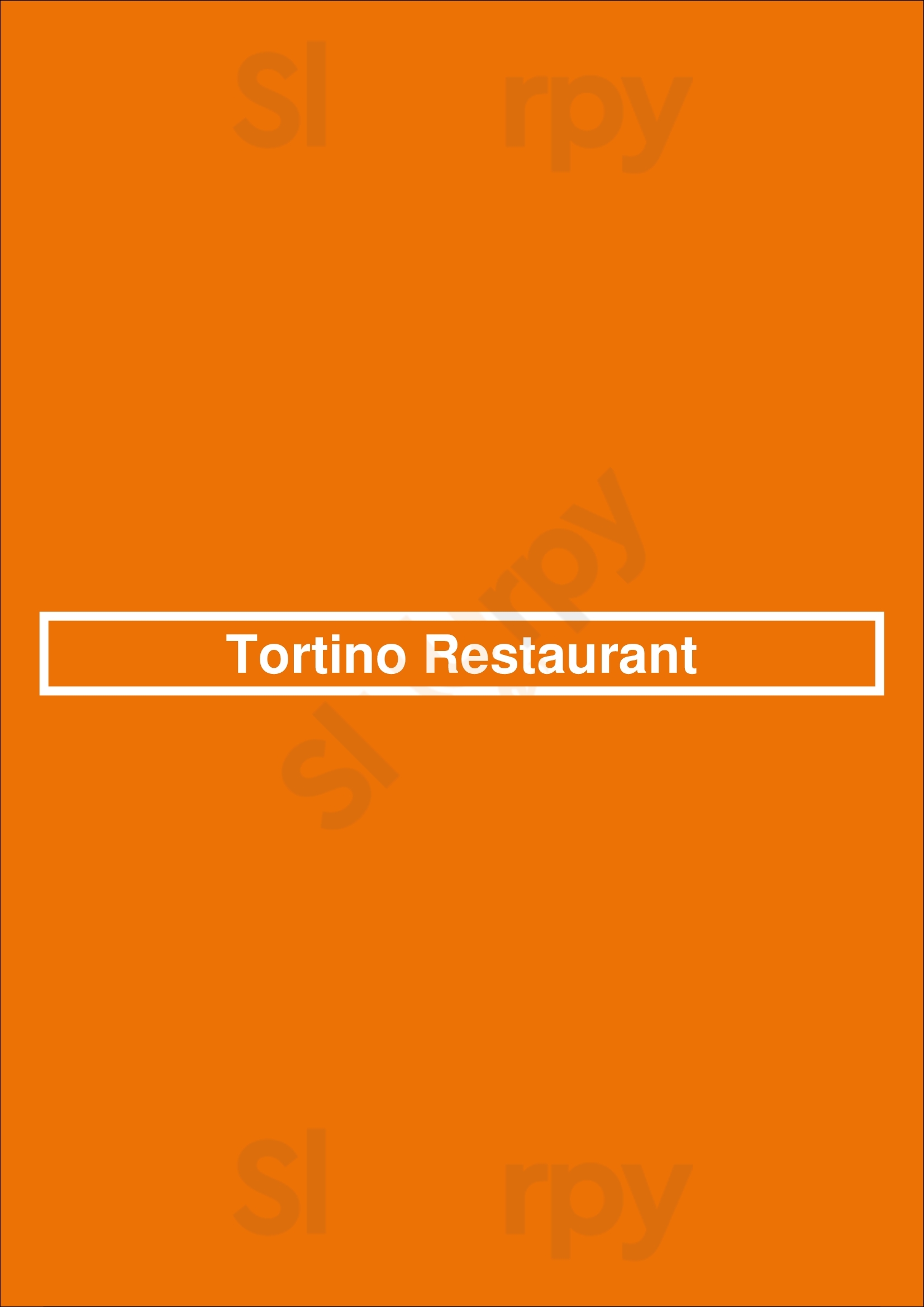 Tortino Restaurant Washington DC Menu - 1