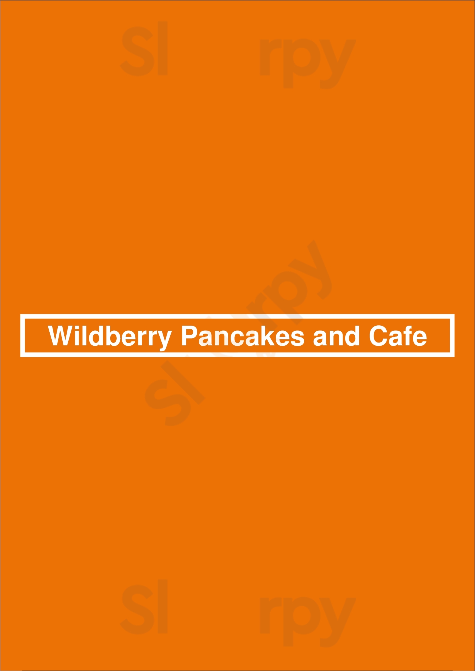 Wildberry Pancakes And Cafe Chicago Menu - 1