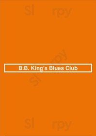B.b. King's Blues Club menu
