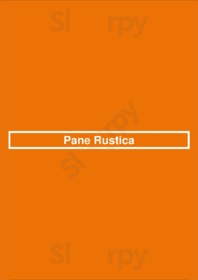 Pane Rustica menu