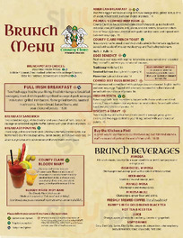 County Clare Pub And Restaurant menu