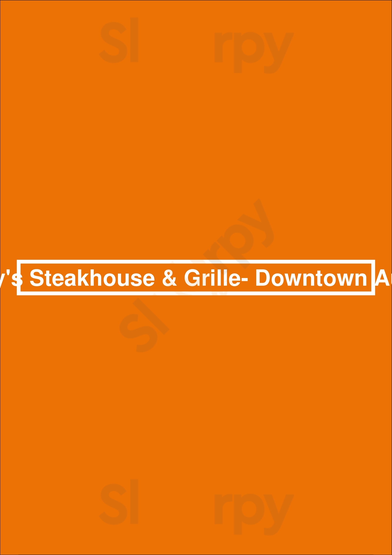 Perry's Steakhouse & Grille- Downtown Austin Austin Menu - 1