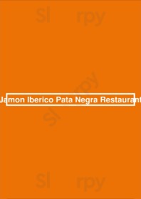 Jamon Iberico Pata Negra Restaurant menu