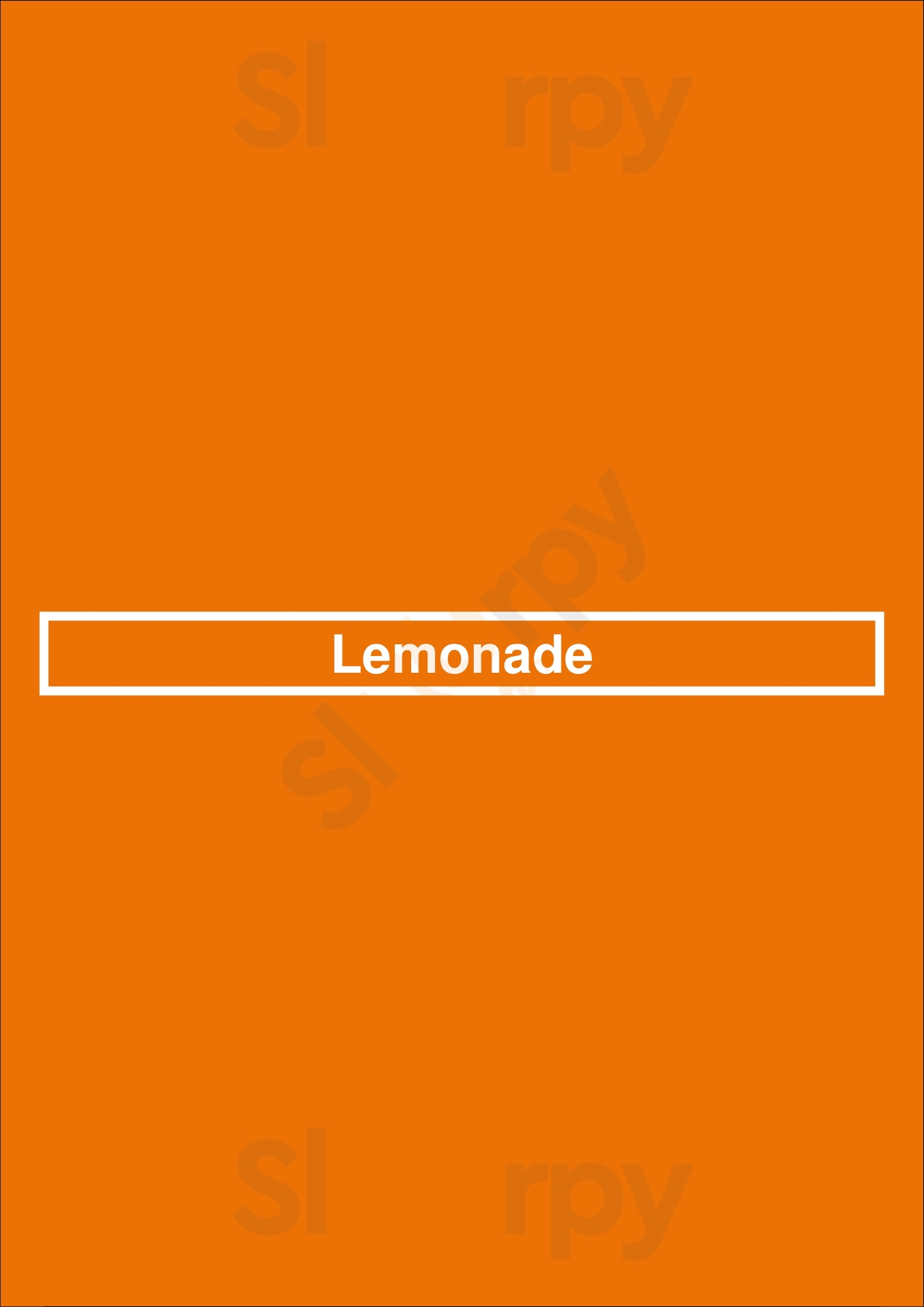Lemonade Los Angeles Menu - 1