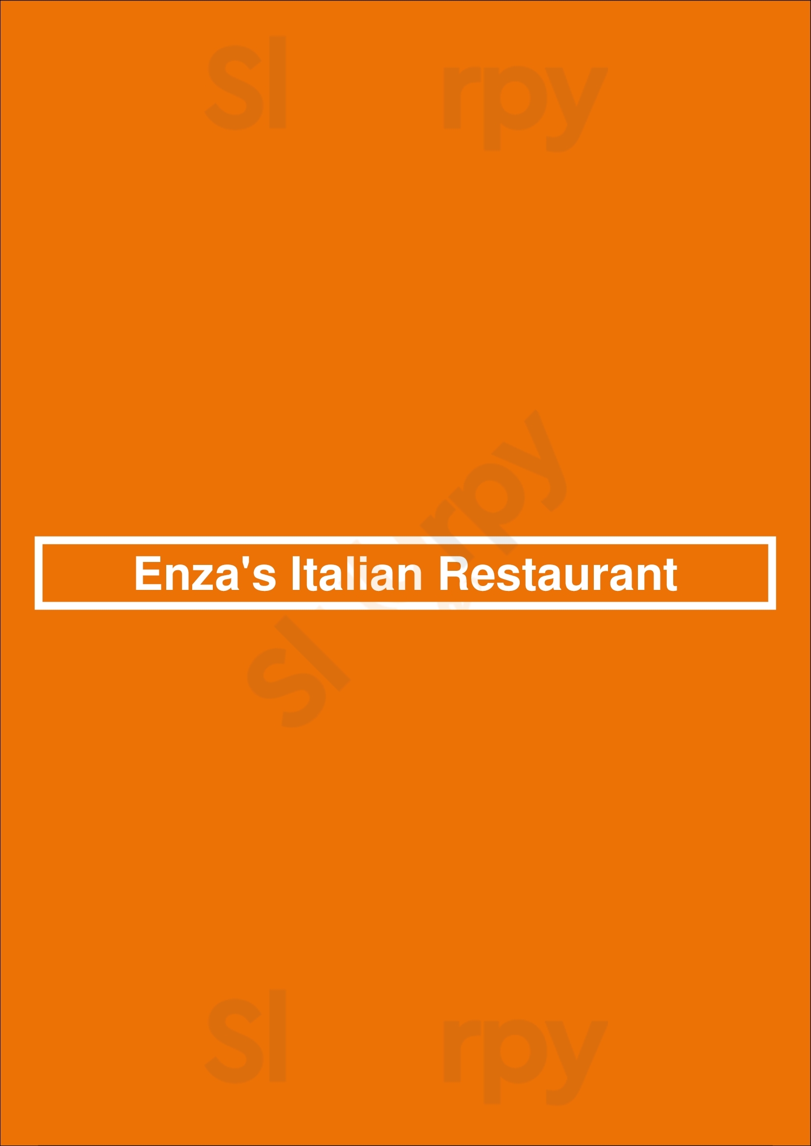 Enza's Italian Restaurant Jacksonville Menu - 1