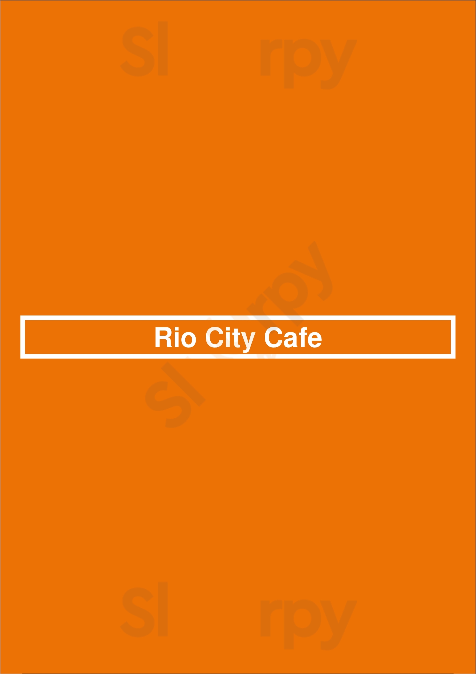 Rio City Cafe Sacramento Menu - 1