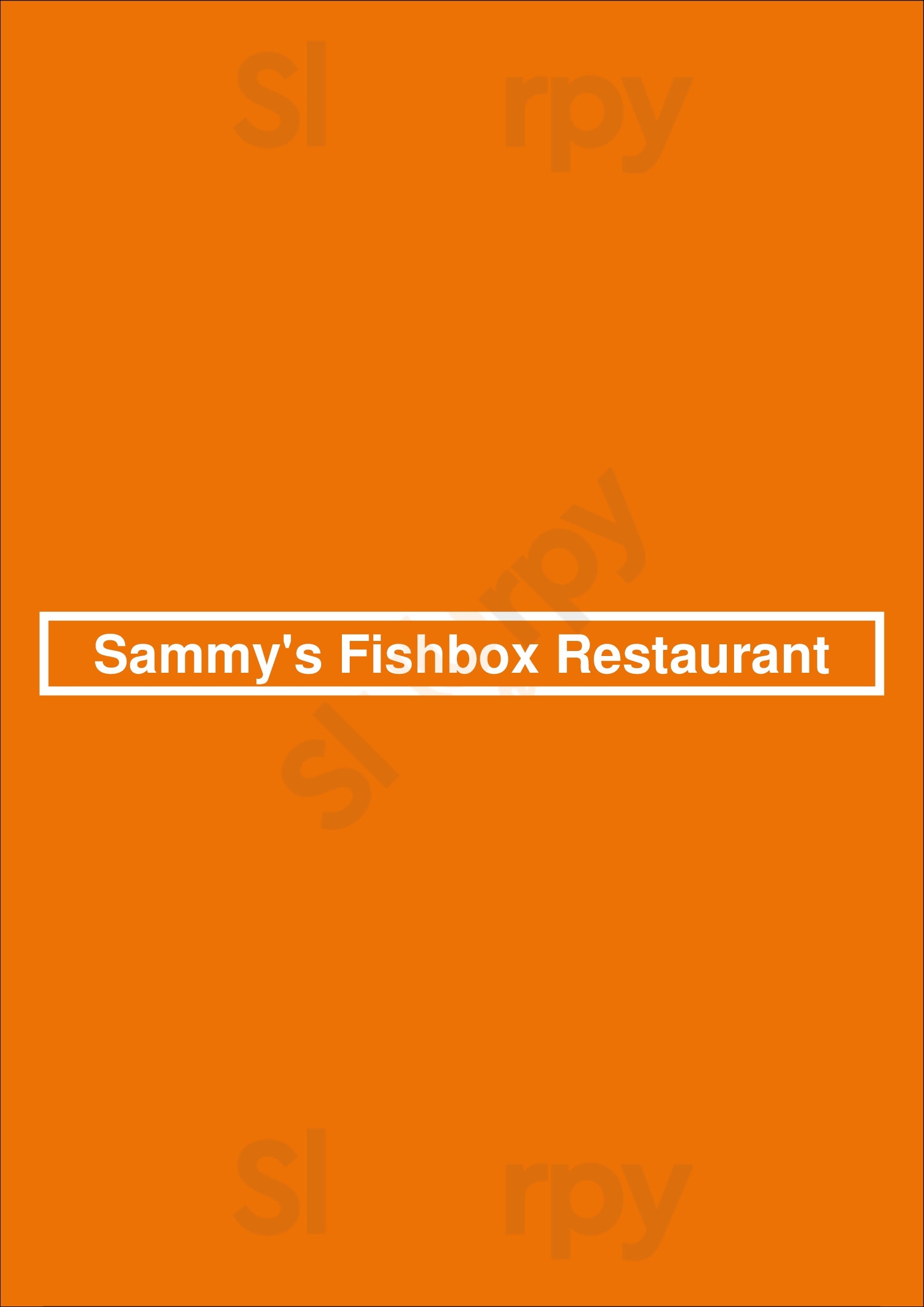 Sammy's Fishbox Restaurant Bronx Menu - 1