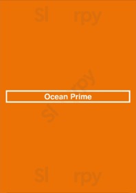 Ocean Prime menu