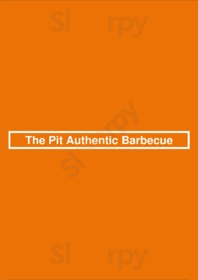 The Pit Authentic Barbecue menu