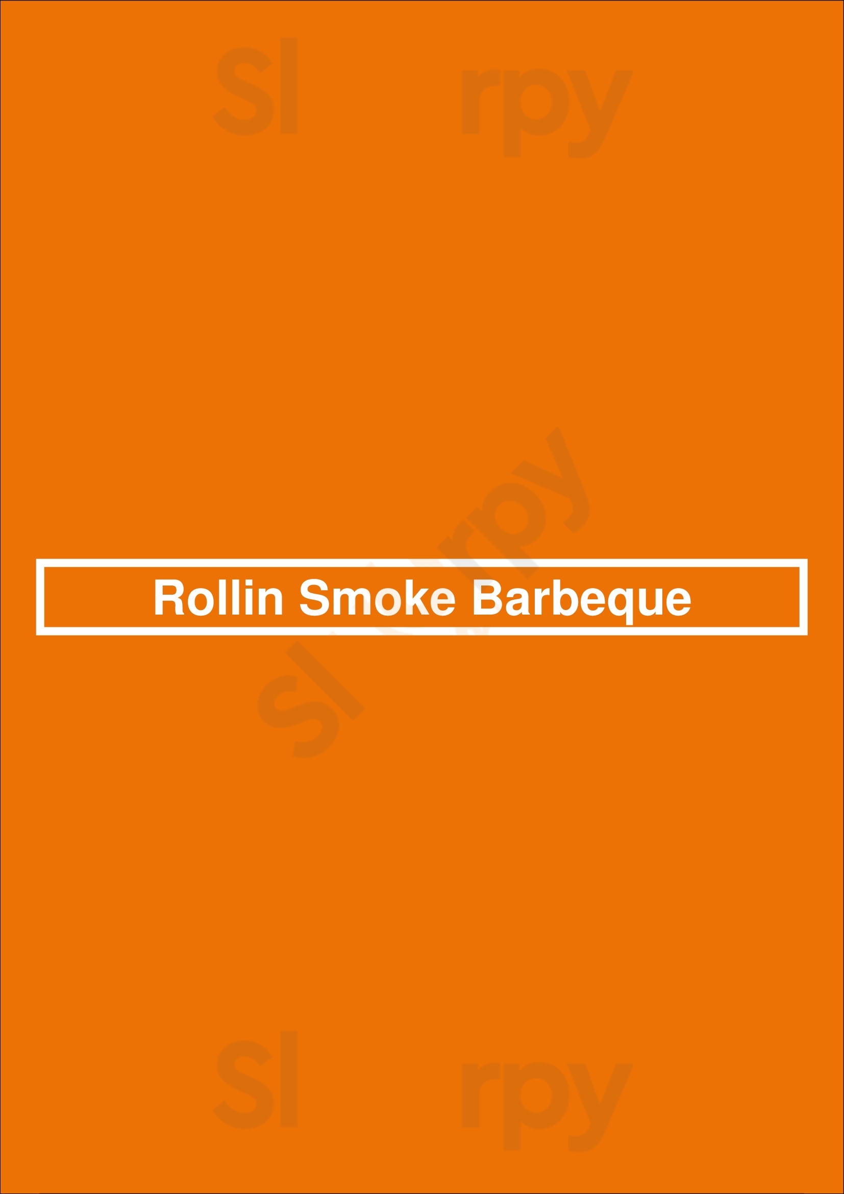 Rollin Smoke Barbeque Las Vegas Menu - 1