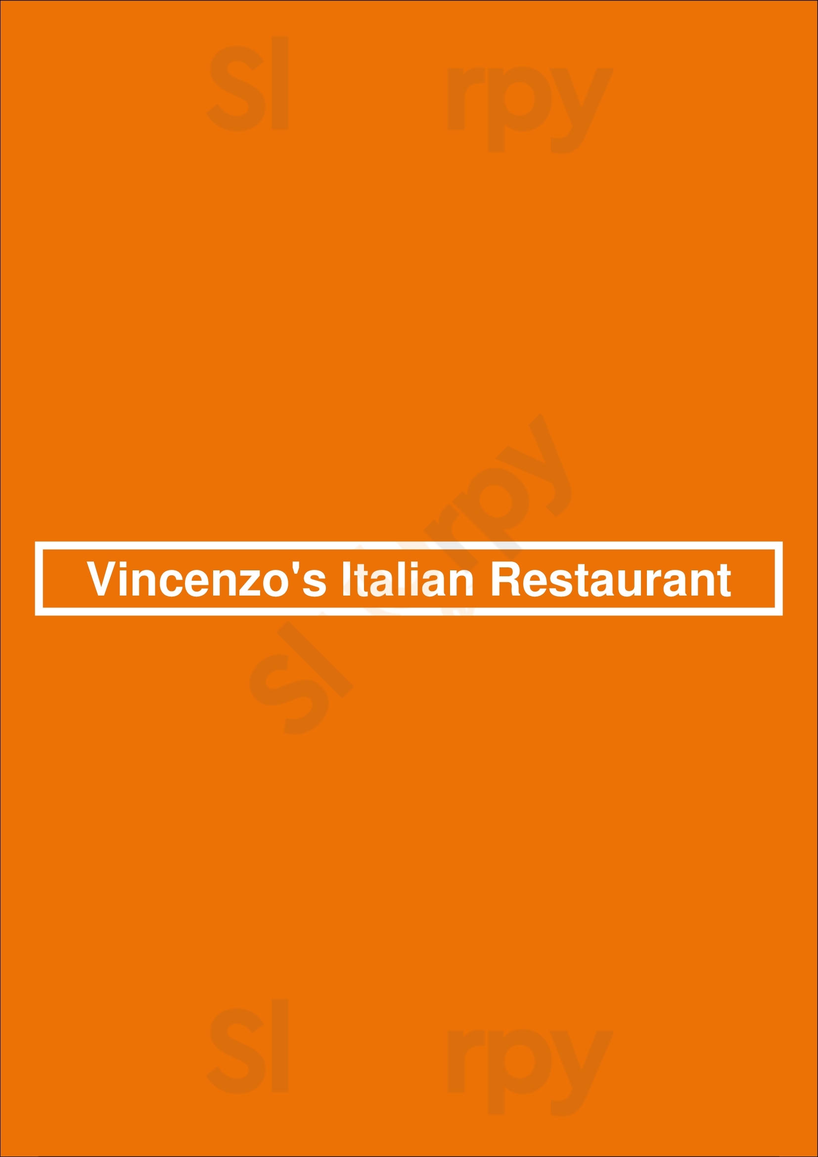 Vincenzo's Italian Restaurant Louisville Menu - 1