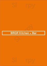Brgr Kitchen + Bar menu