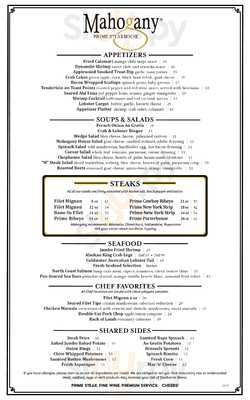 Mahogany Prime Steakhouse