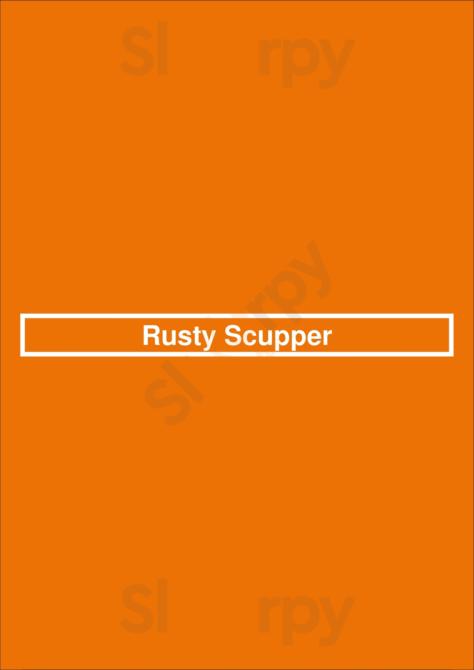 Rusty Scupper Baltimore Menu - 1