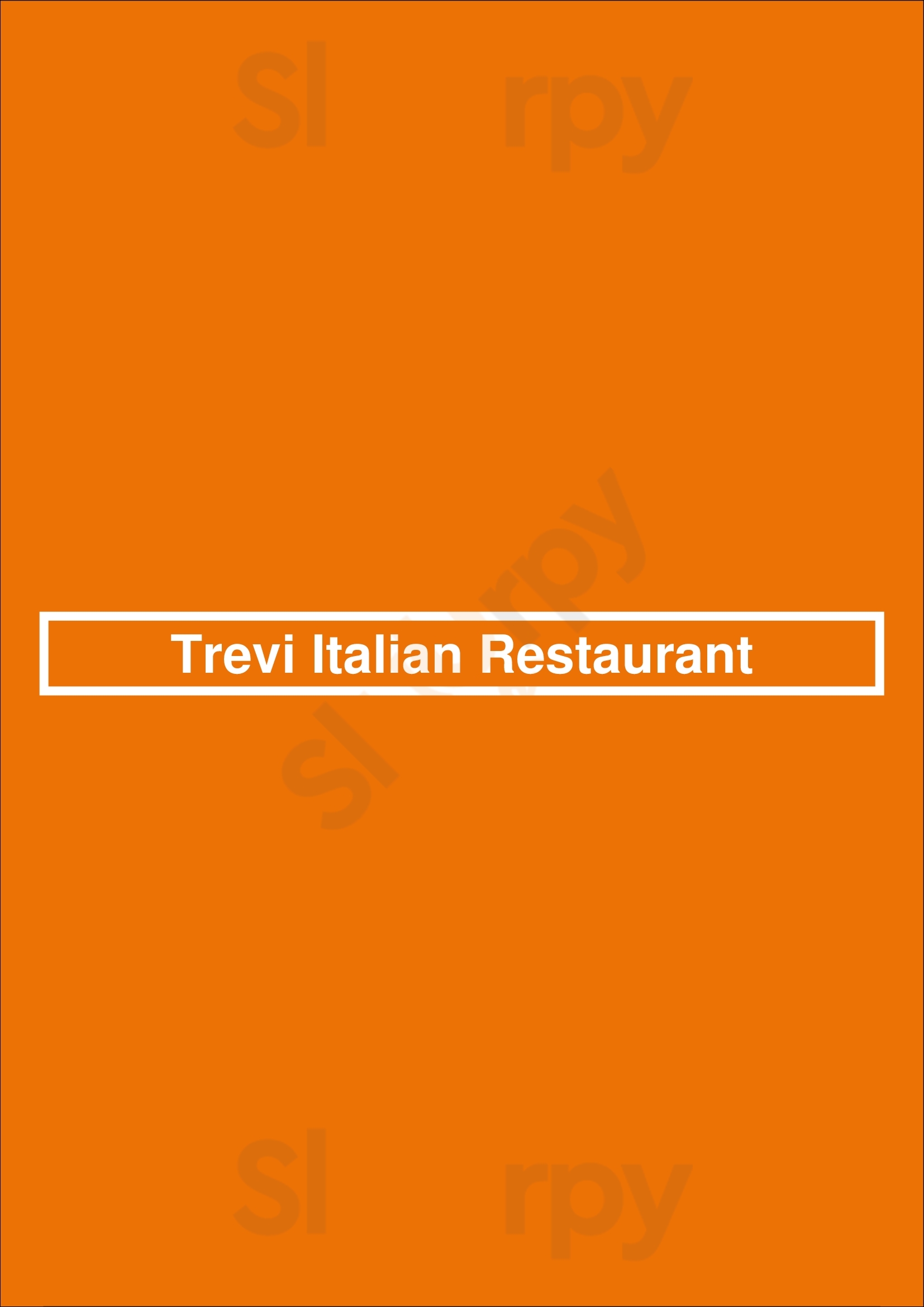 Trevi Italian Restaurant Las Vegas Menu - 1