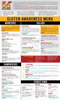 54th Street Grill & Bar menu