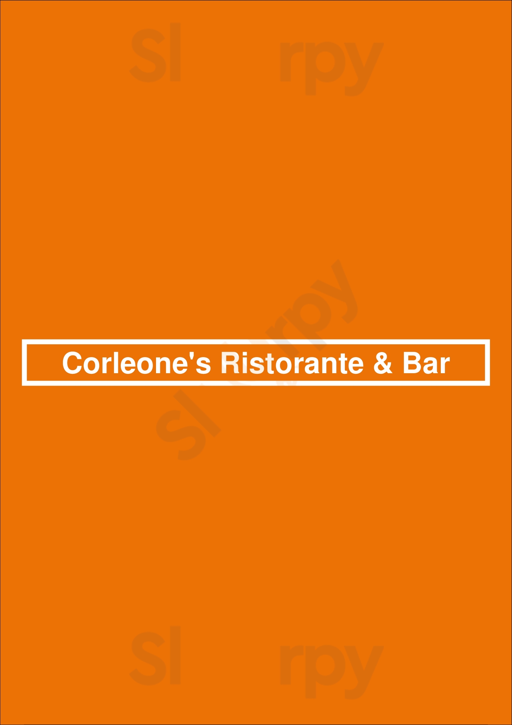 Corleone's Ristorante & Bar Cleveland Menu - 1