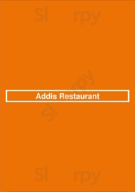 Addis Restaurant menu