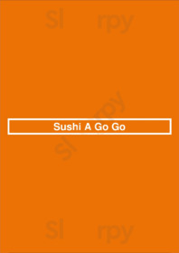 Sushi A Go Go menu
