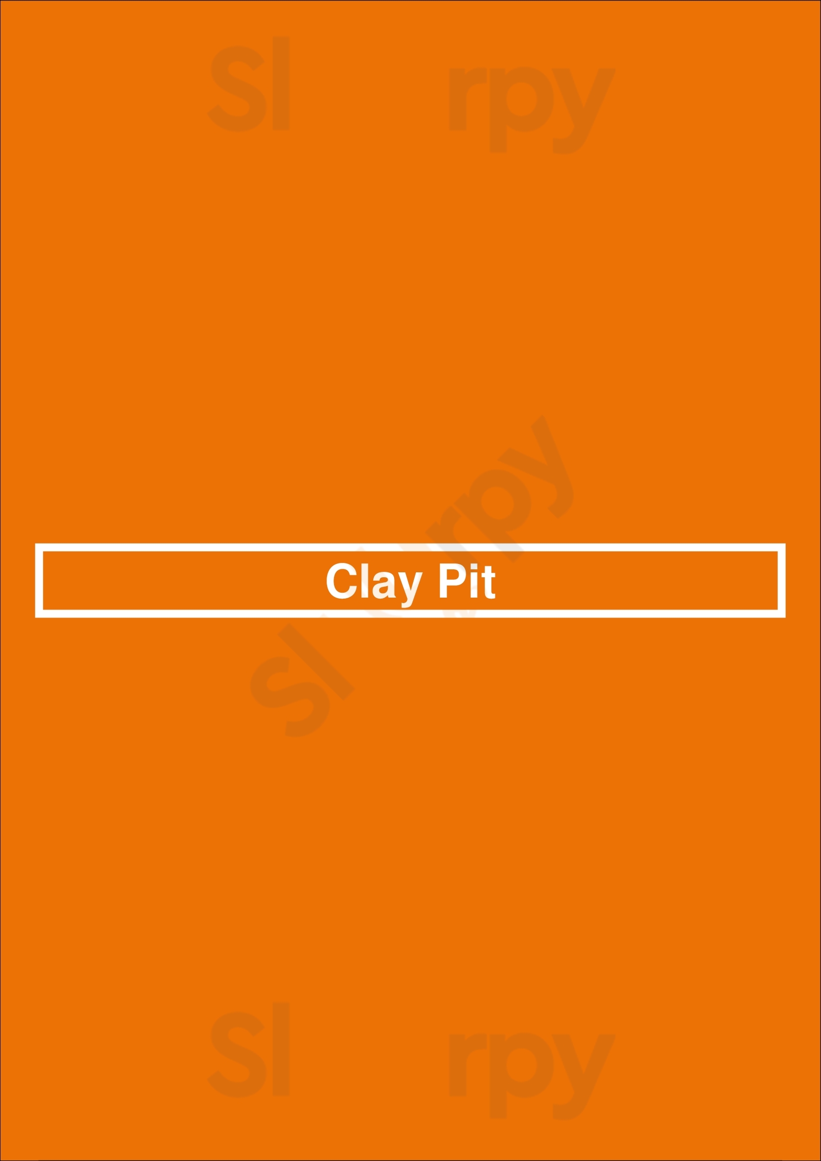 Clay Pit Austin Menu - 1