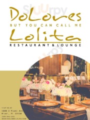 Dolores But You Can Call Me Lolita menu