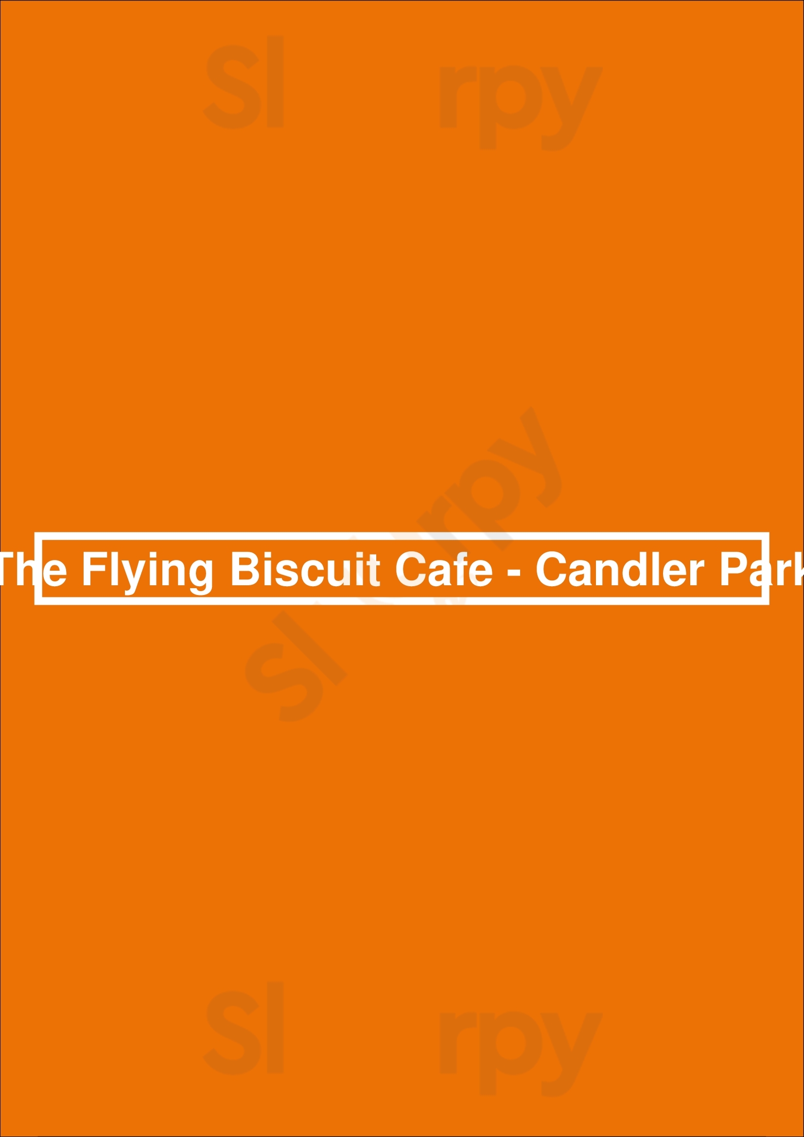 Flying Biscuit Cafe - Candler Park Atlanta Menu - 1