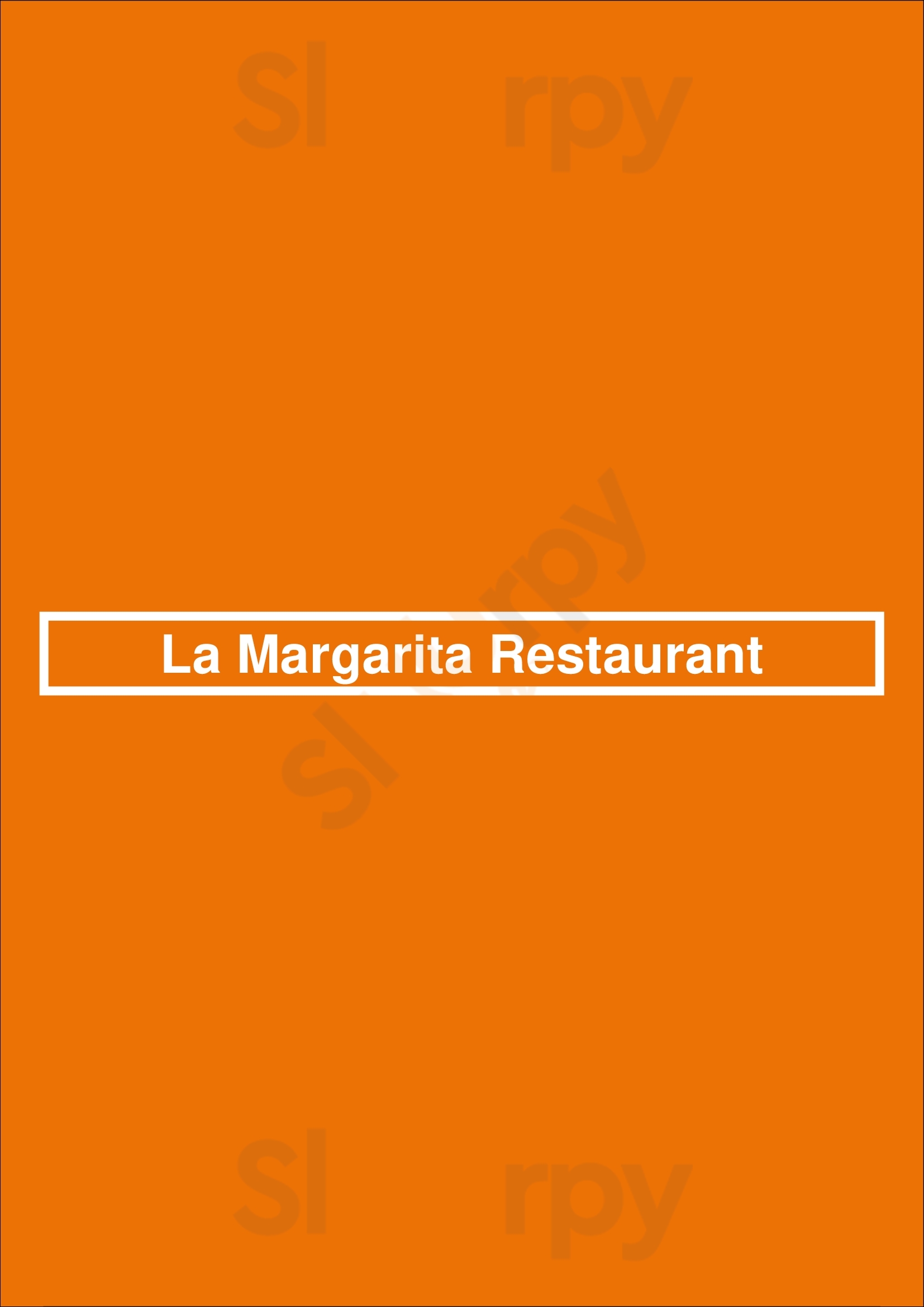La Margarita Restaurant San Antonio Menu - 1