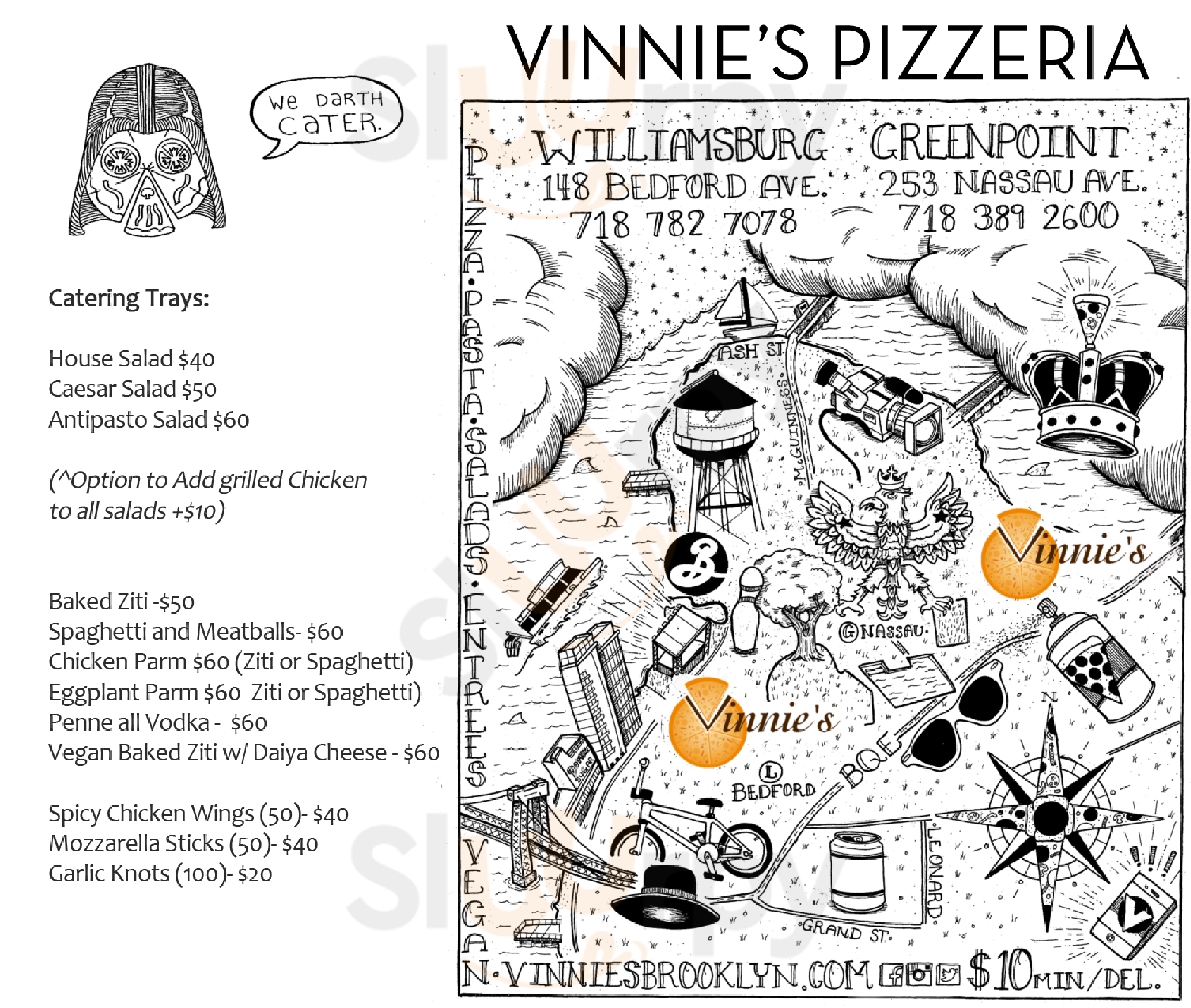 Vinnie's Pizzeria Brooklyn Menu - 1