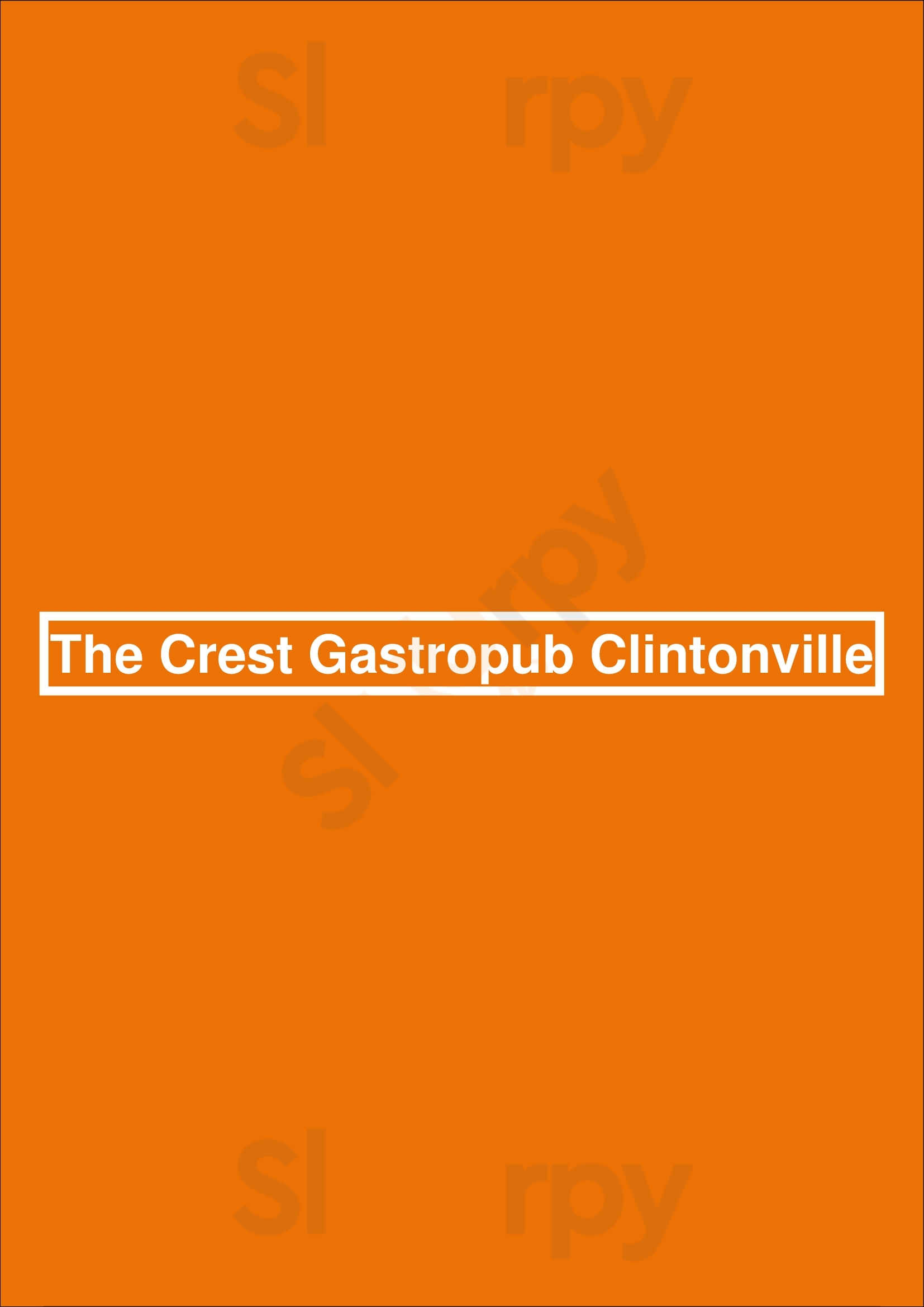 The Crest Gastropub Columbus Menu - 1