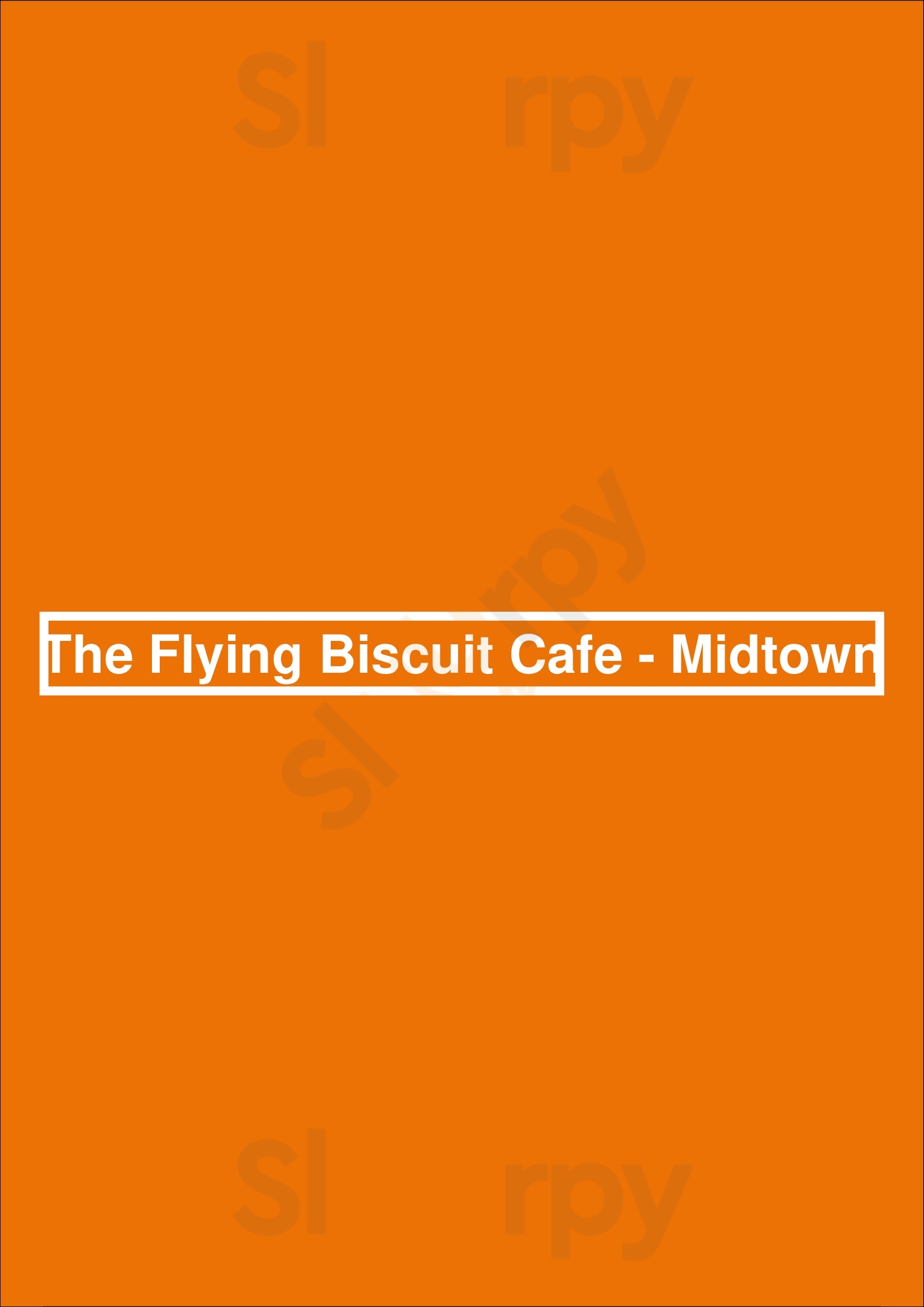 Flying Biscuit Cafe - Midtown Atlanta Menu - 1