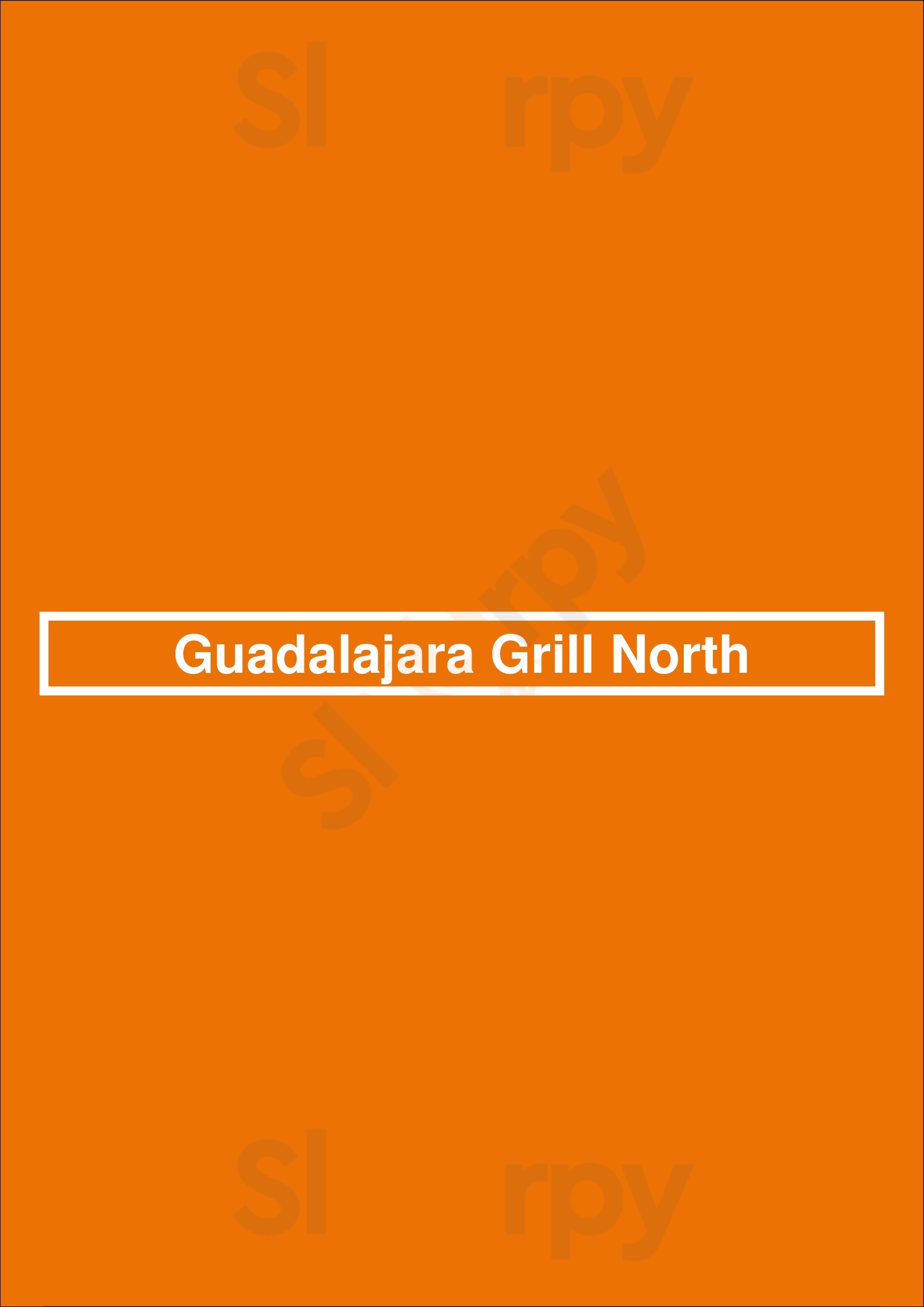Guadalajara Grill North Tucson Menu - 1