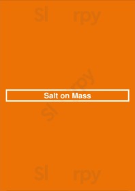 Salt On Mass menu