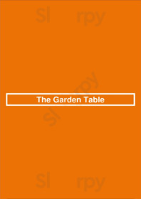 The Garden Table menu