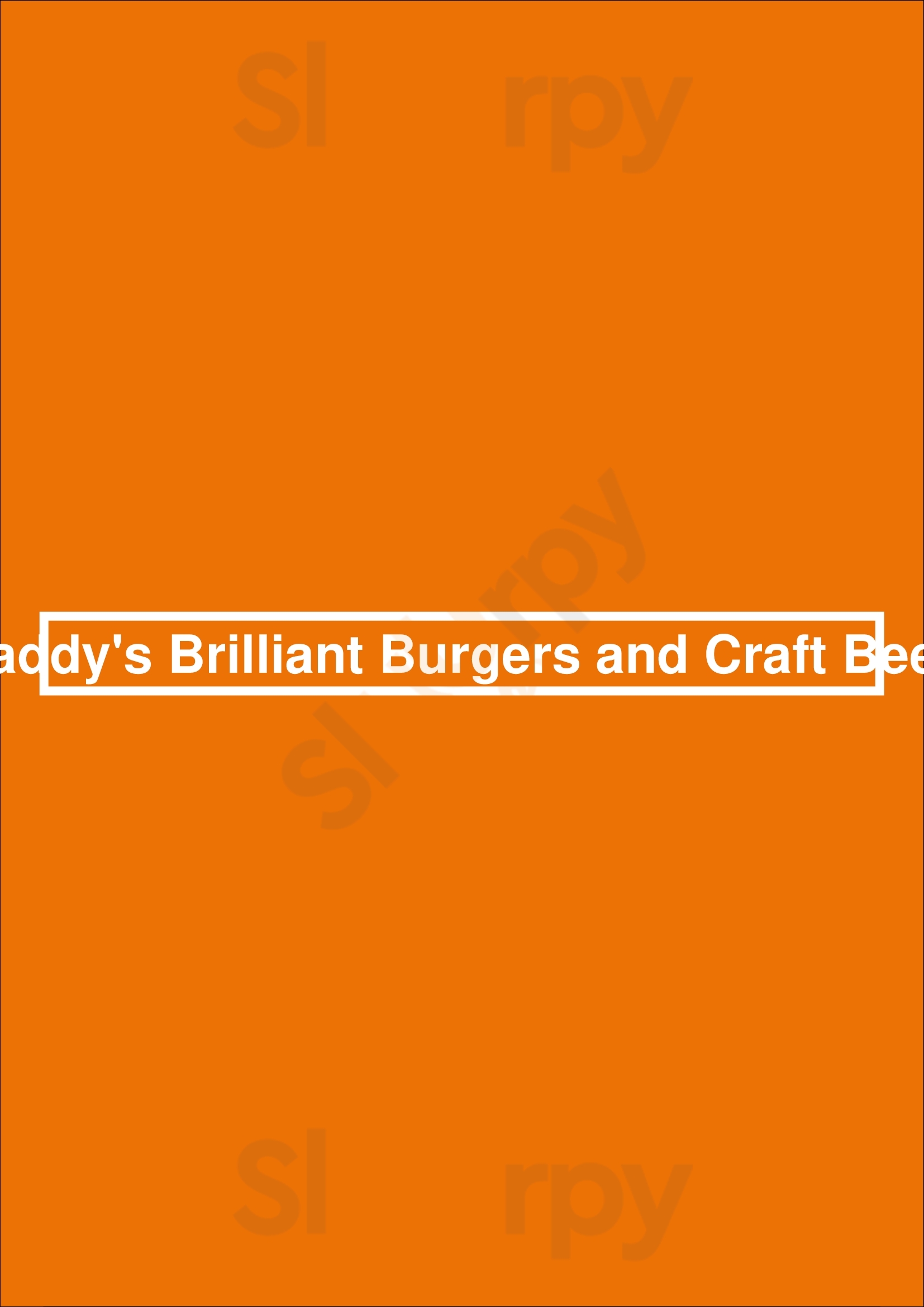 Flipdaddy's Brilliant Burgers And Craft Beer Bar Cincinnati Menu - 1