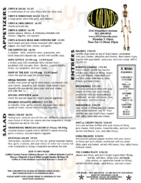 El Mundo menu