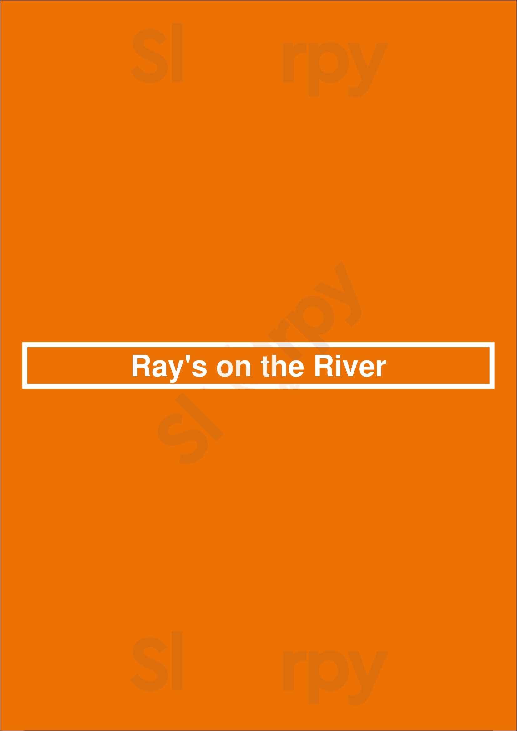 Ray's On The River Atlanta Menu - 1