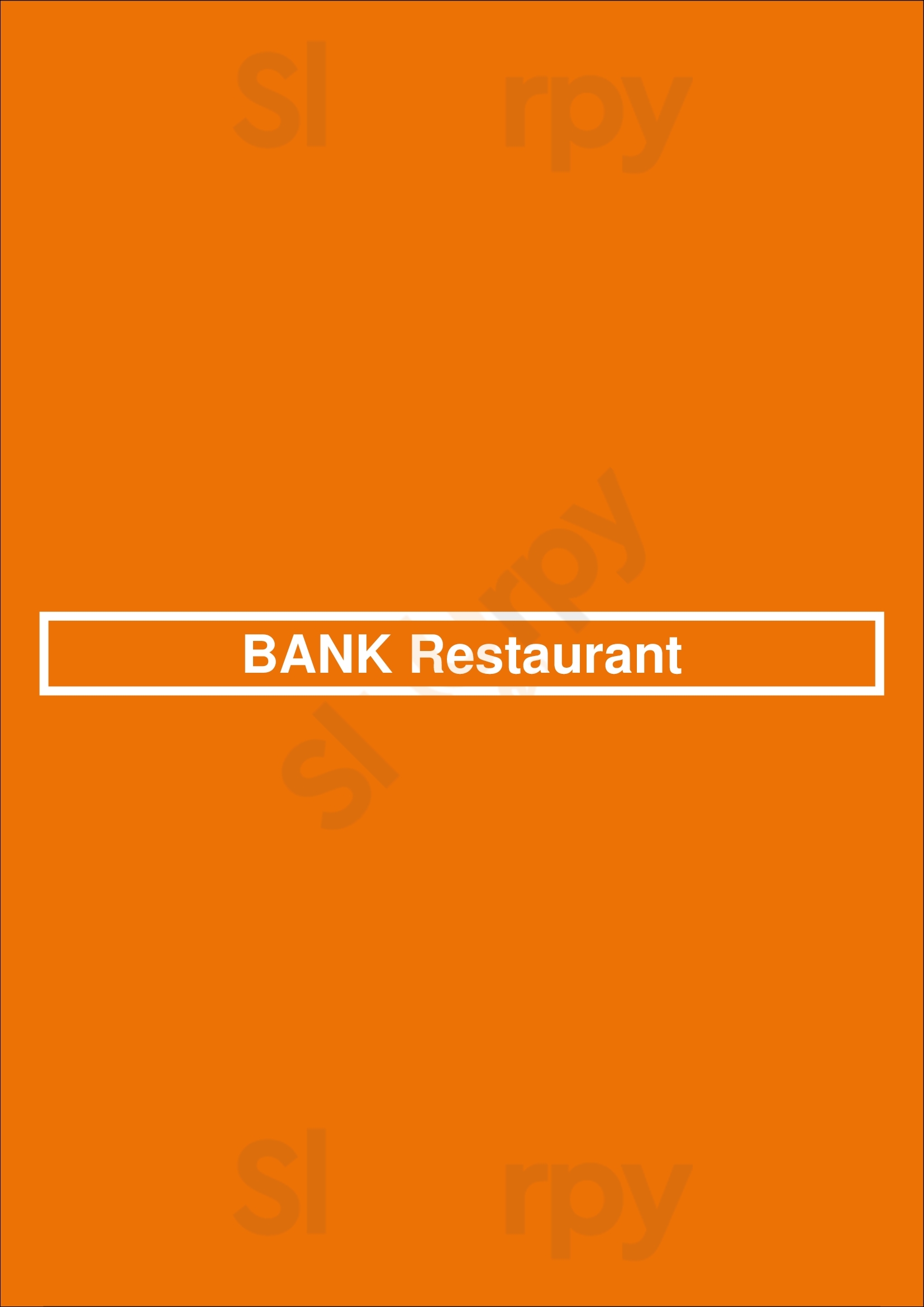 Bank Restaurant Minneapolis Menu - 1