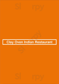 Clay Oven Indian Restaurant menu