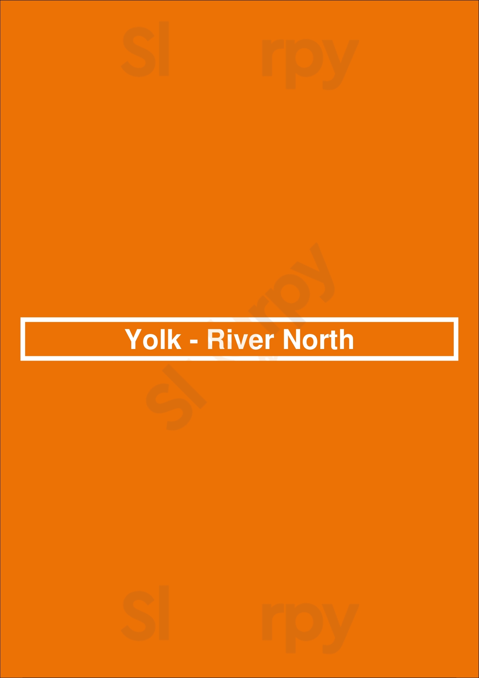 Yolk - River North Chicago Menu - 1