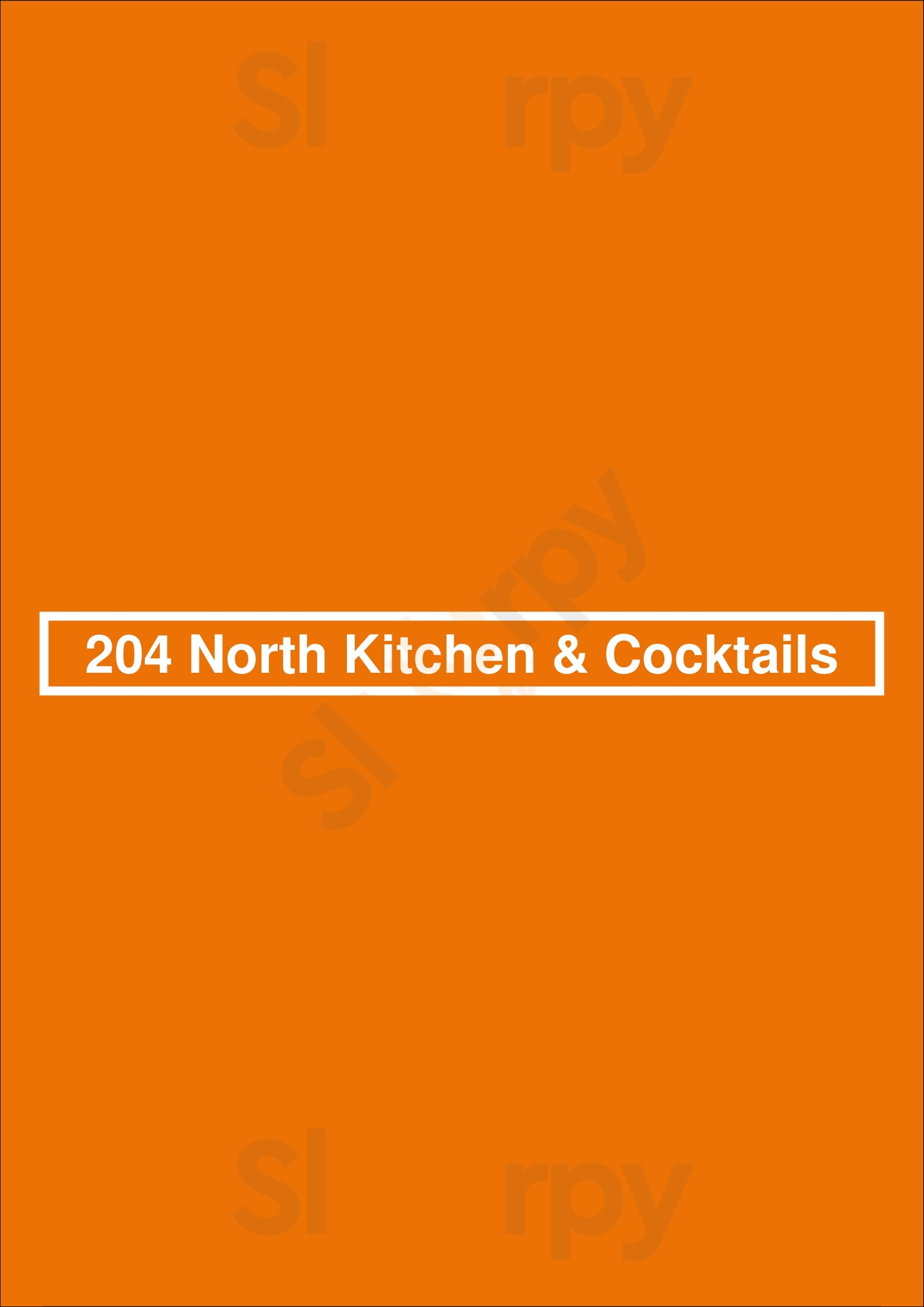 204 North Kitchen & Cocktails Charlotte Menu - 1