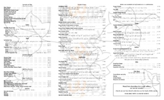 The Cheddar Box Cafe menu